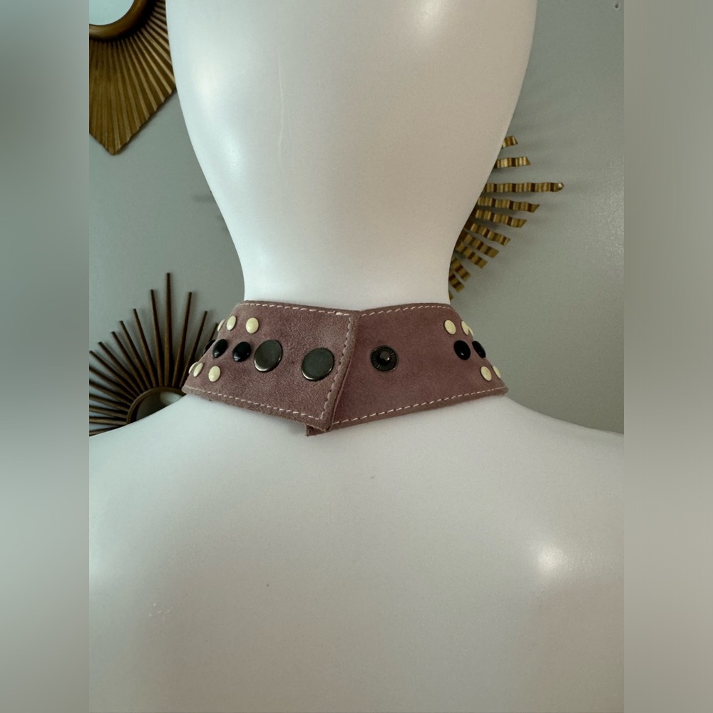 Nasty Gal - Lilac Sisters of the Moon Studded Suede Skirt & Top Set - Picture 16 of 17